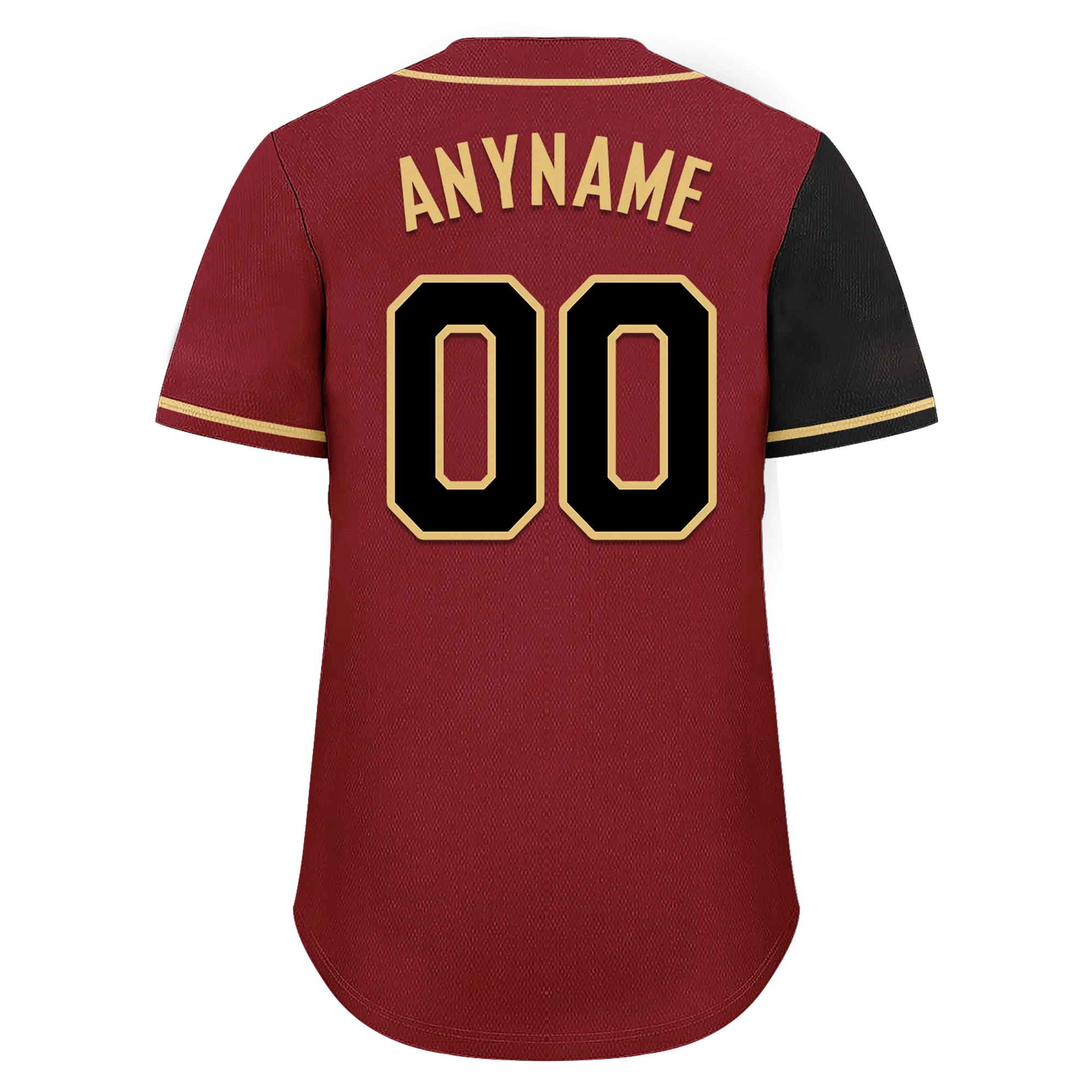 Custom Black Red Skull Fashion Personalized Authentic Baseball Jersey BSBJ01-D017141
