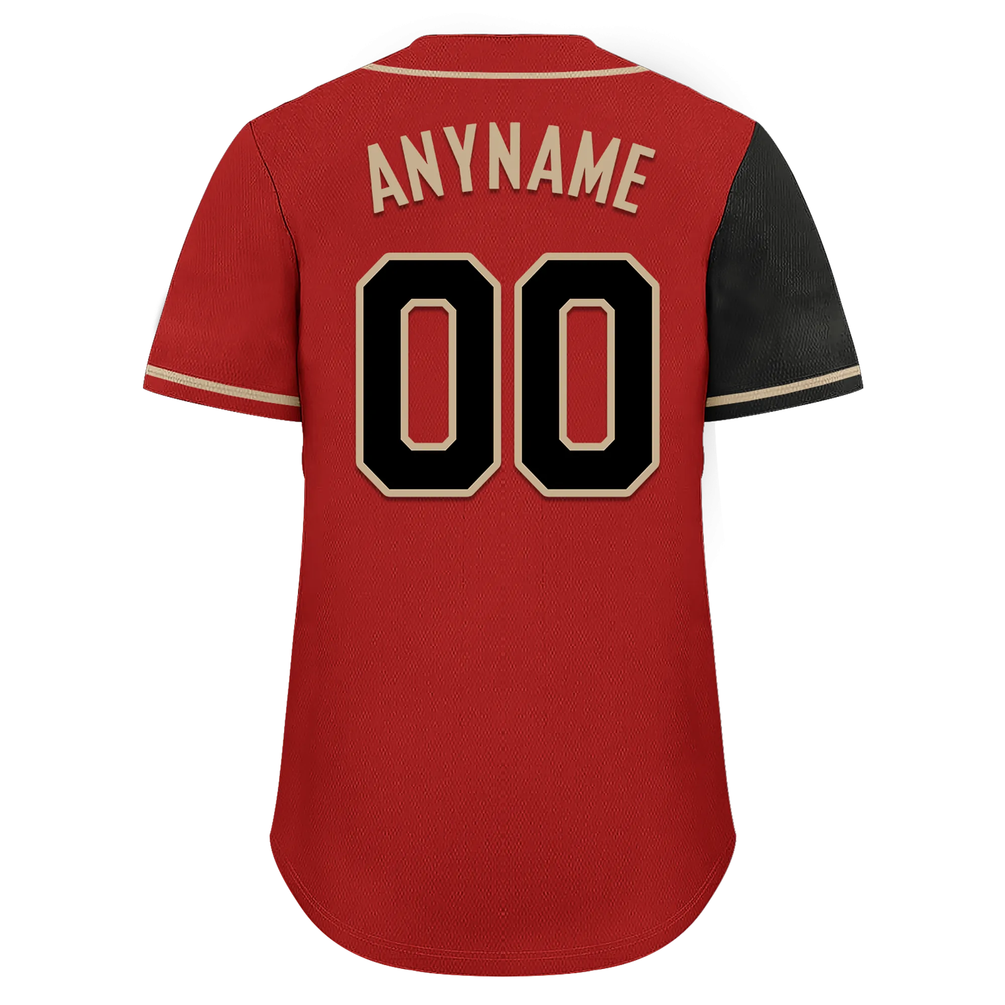Custom Black Red Skull Fashion Personalized Authentic Baseball Jersey BSBJ01-D017143