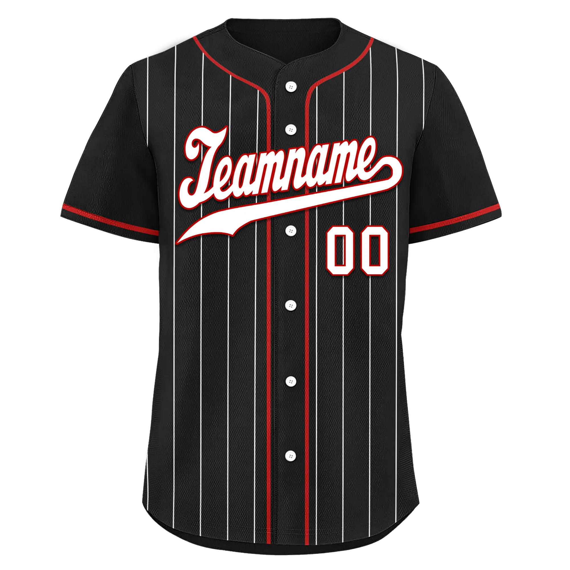 Custom Black Stripe Fashion Personalized Authentic Baseball Jersey BSBJ01-D017243