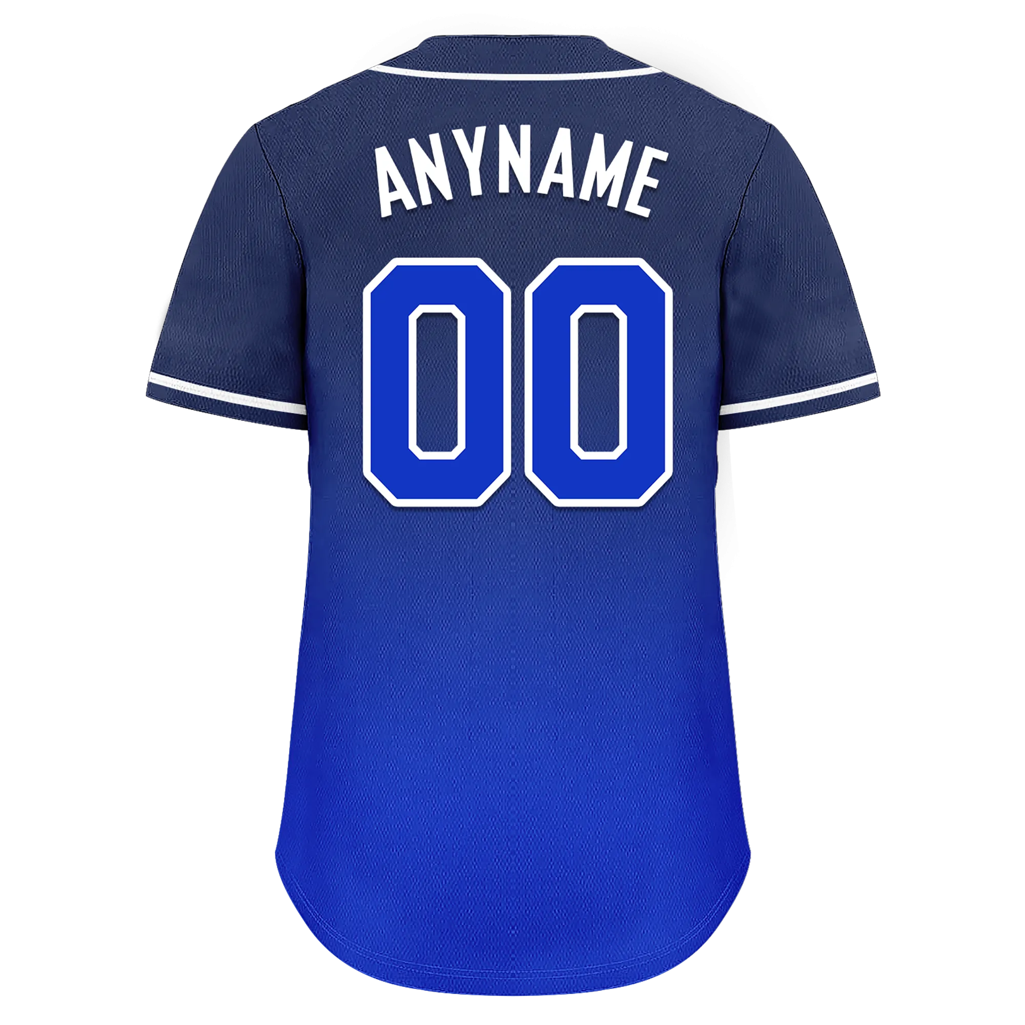 Custom Blue Fade Fashion Personalized Authentic Baseball Jersey BSBJ01-D0a70ed