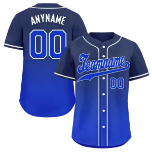 Custom Blue Fade Fashion Personalized Authentic Baseball Jersey BSBJ01-D0a70ed