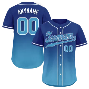 Custom Blue Fade Fashion Personalized Authentic Baseball Jersey BSBJ01-D0a70fd