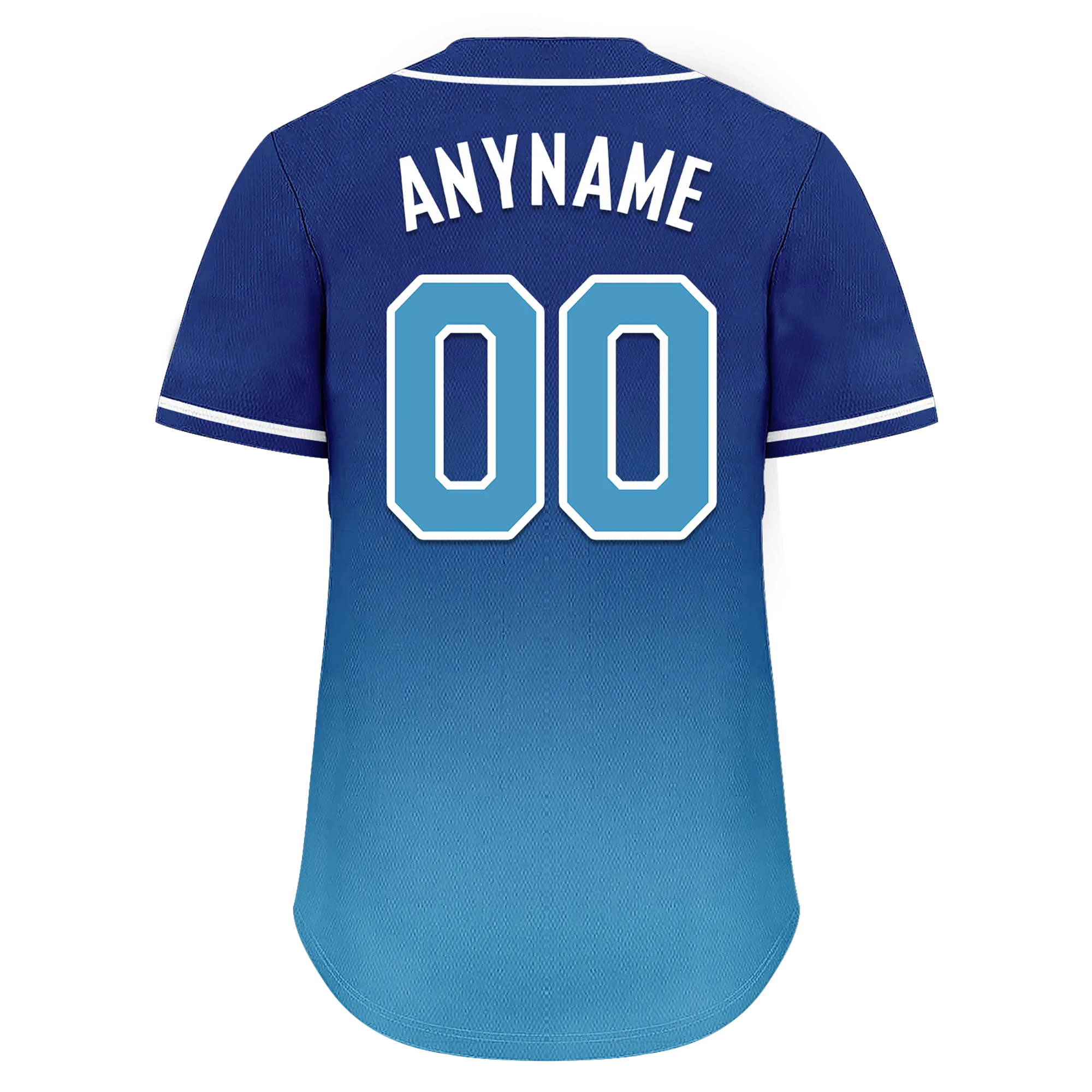 Custom Blue Fade Fashion Personalized Authentic Baseball Jersey BSBJ01-D0a70fd