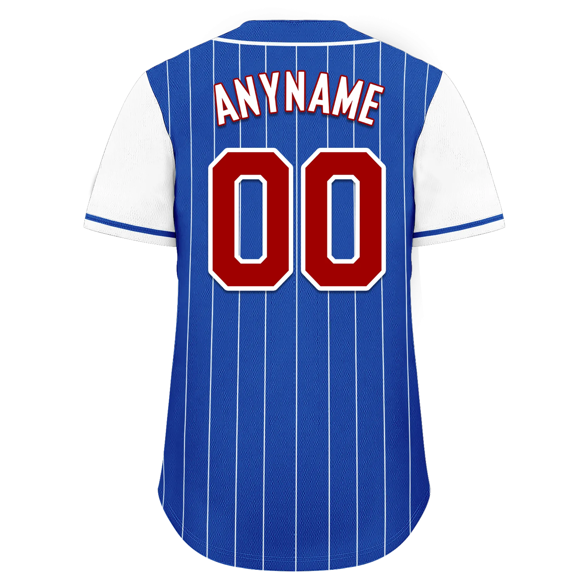 Custom Blue Stripe Fashion Personalized Authentic Baseball Jersey BSBJ01-D017223
