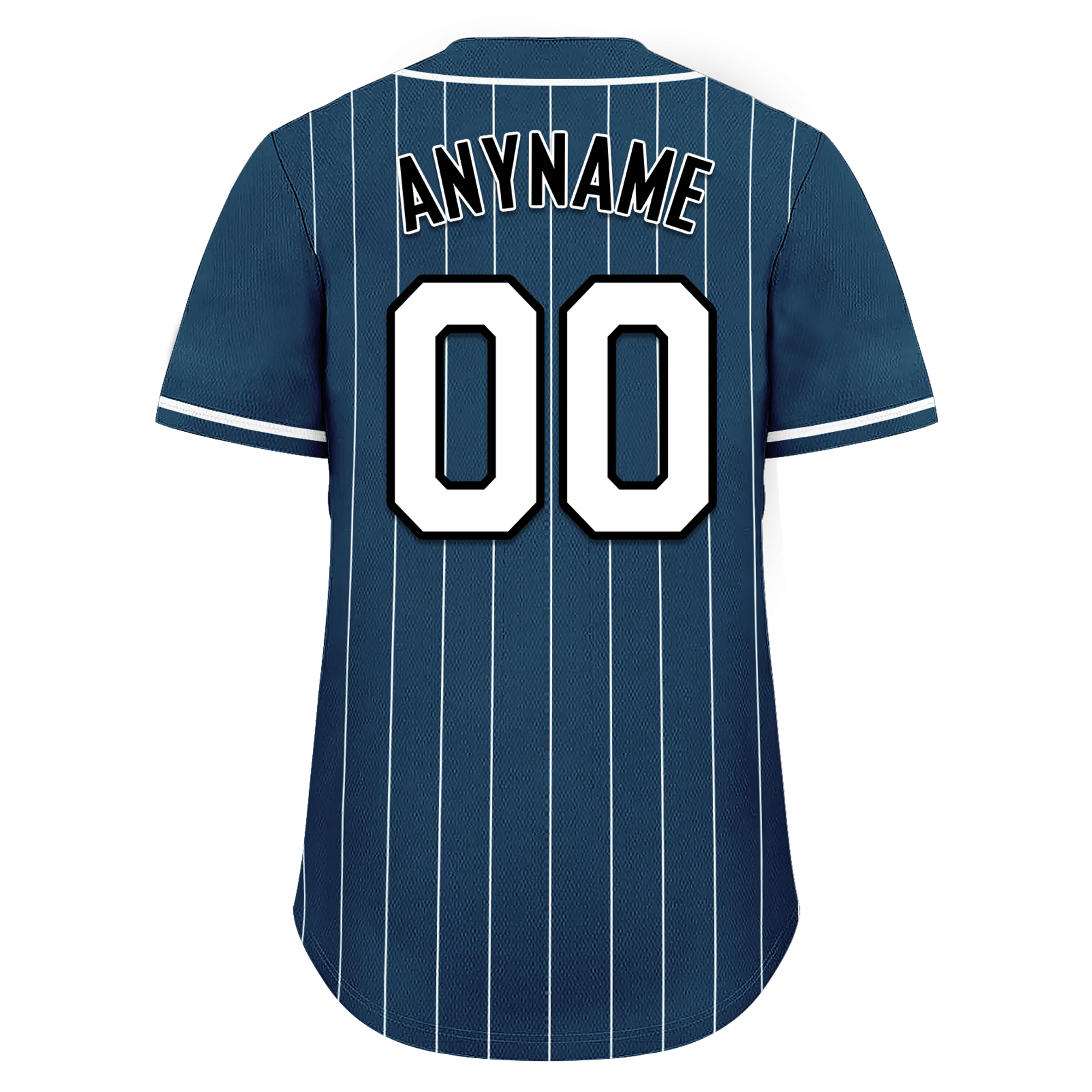 Custom Blue Stripe Fashion Personalized Authentic Baseball Jersey BSBJ01-D017258