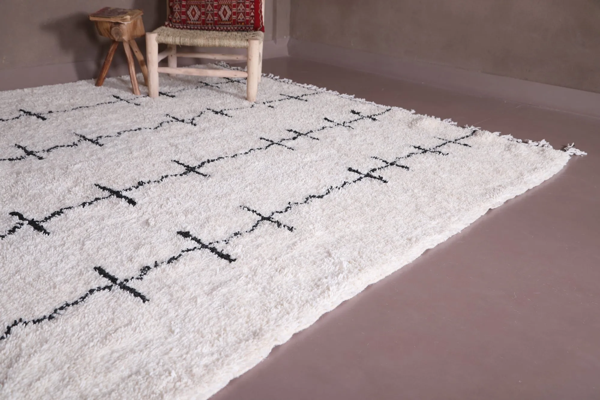 Custom Moroccan area rug - berber rug morocco - Wool rug