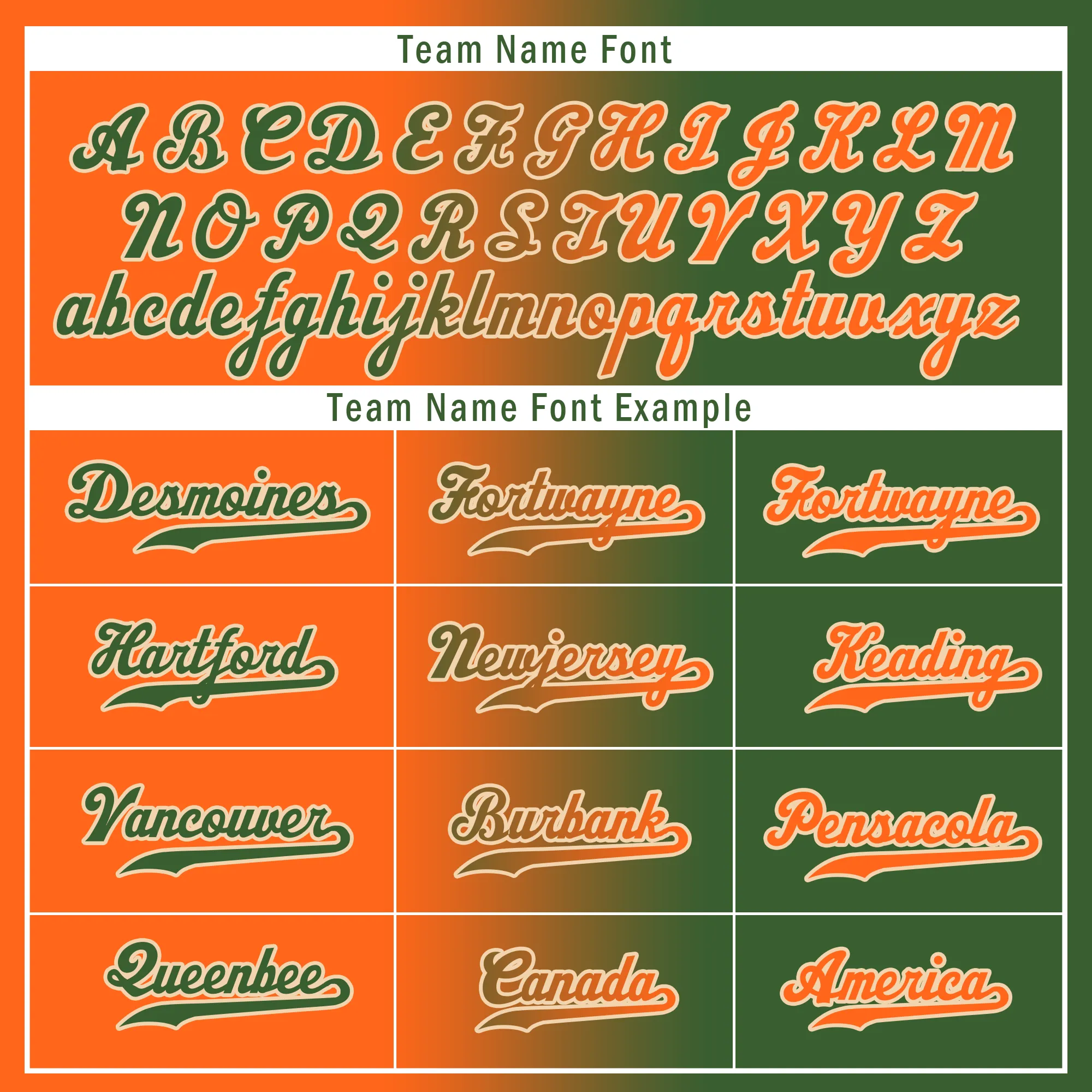 Custom Orange Green Gradient Fashion Personalized Authentic Baseball Jersey BSBJ01-D0a708d