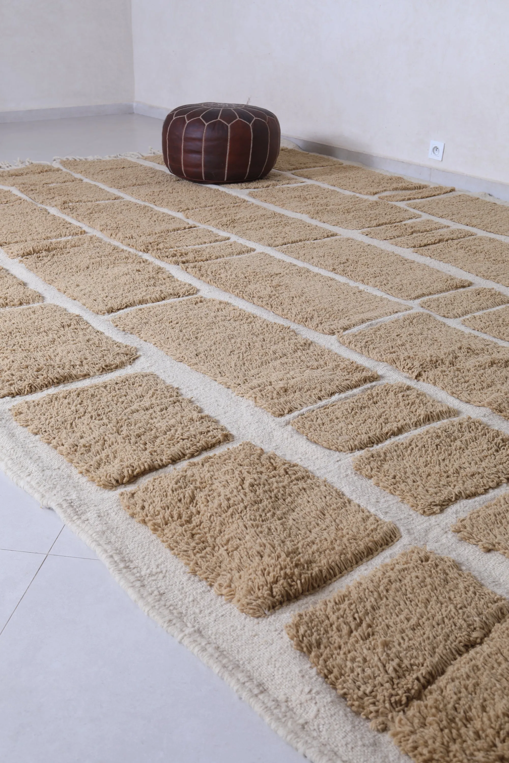 Custom rug - Handmade moroccan berber carpet - Wool rug
