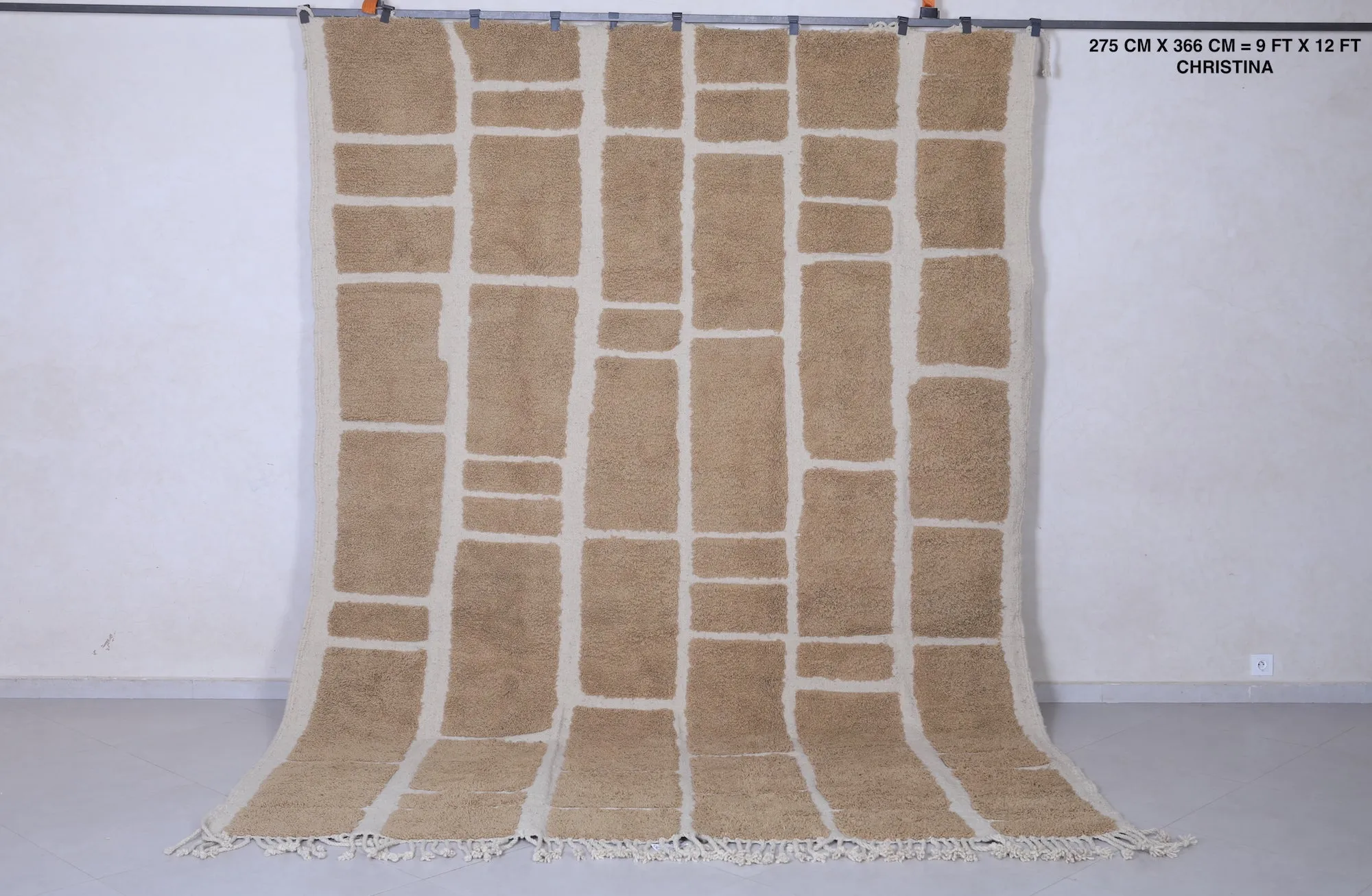 Custom rug - Handmade moroccan berber carpet - Wool rug