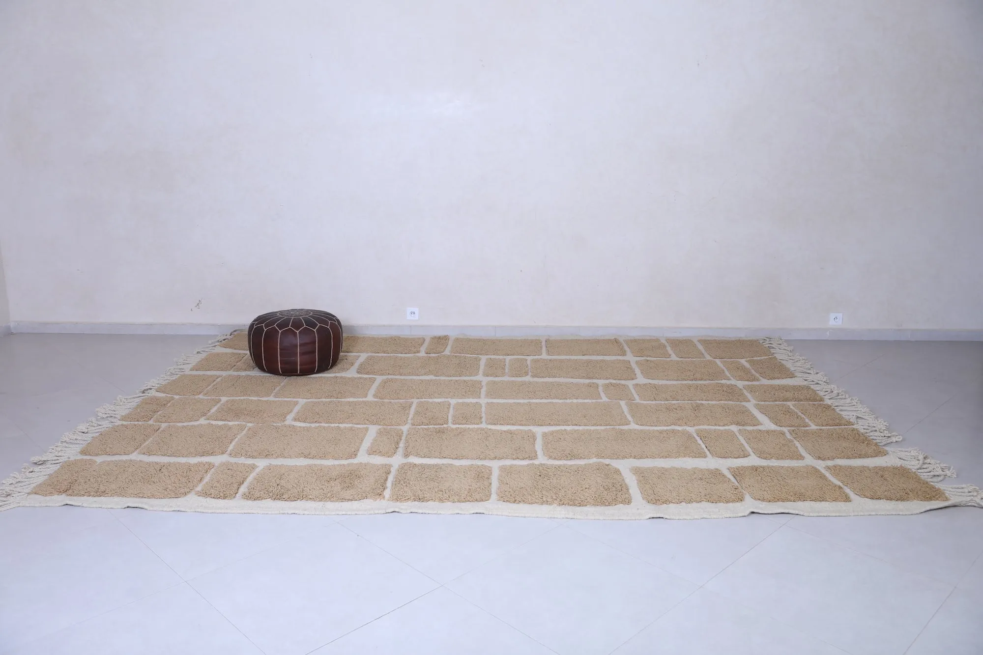 Custom rug - Handmade moroccan berber carpet - Wool rug