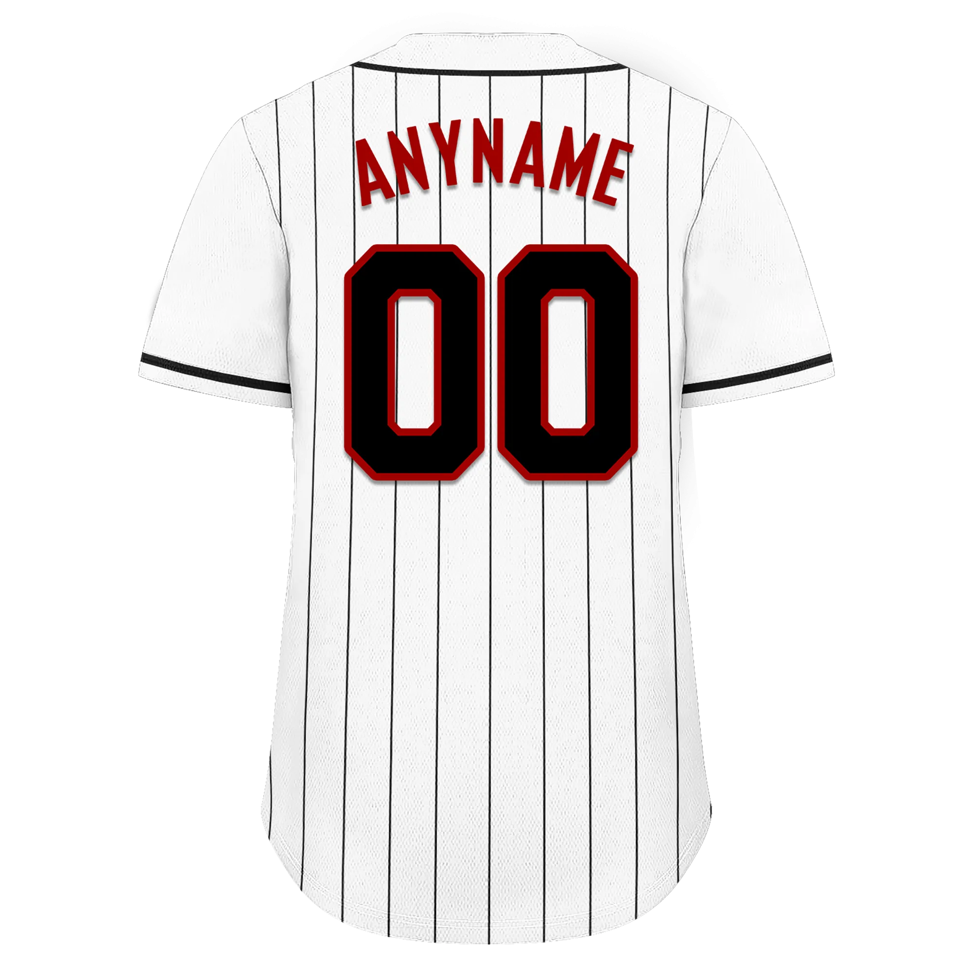 Custom White Stripe Fashion Personalized Authentic Baseball Jersey BSBJ01-D017224