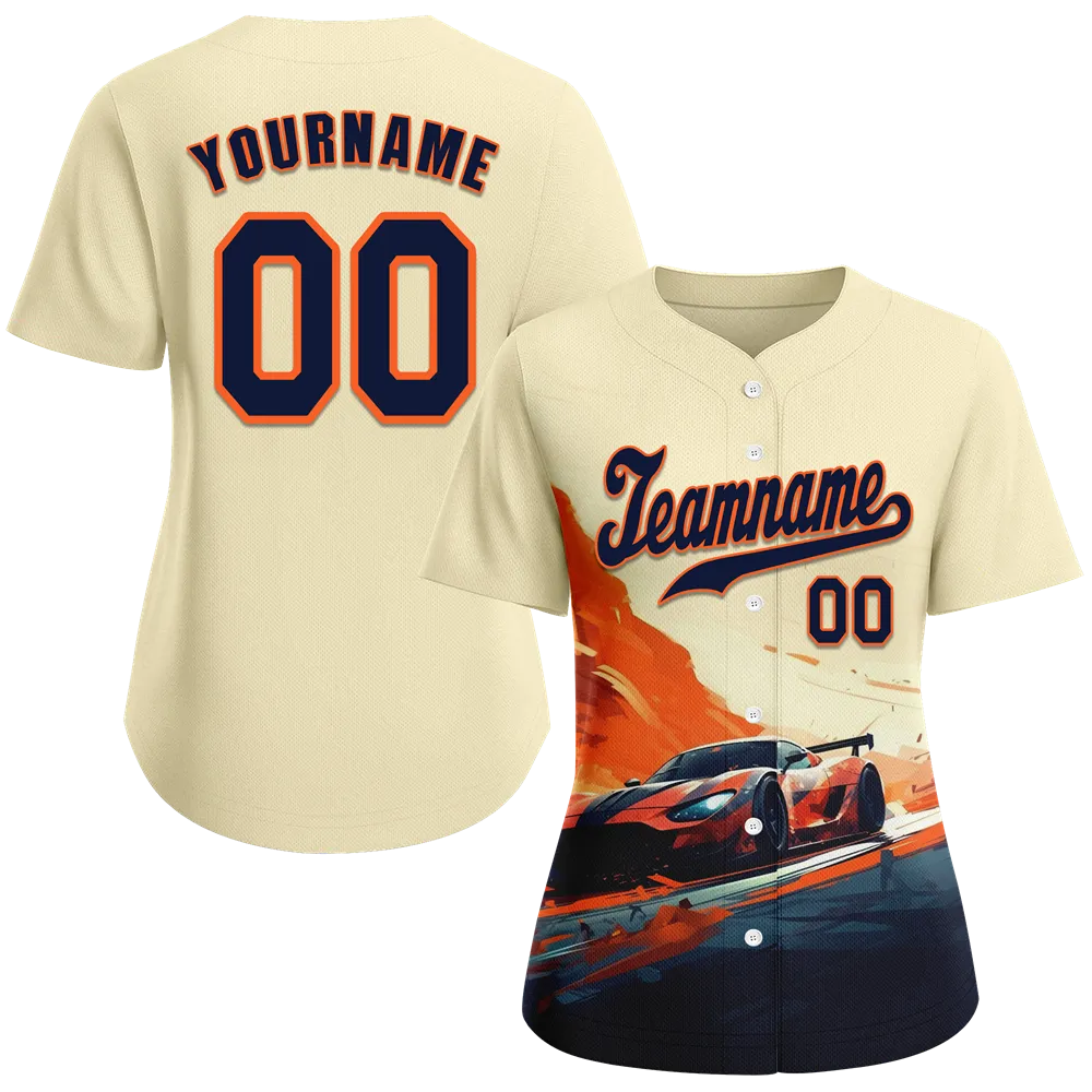 Custom Yellow Orange Drift Fashion Black Authentic Baseball Jersey BSBJ0a-bc0fb8f