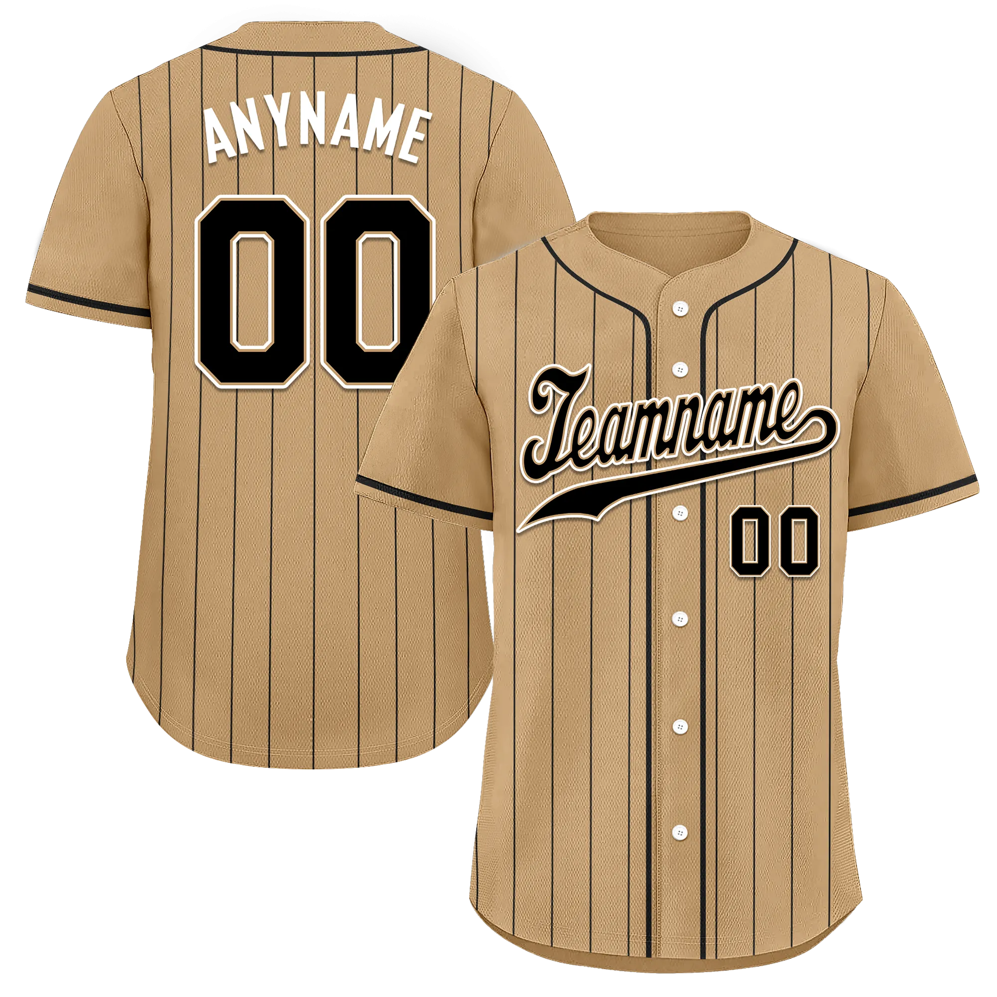 Custom Yellow Stripe Fashion Personalized Authentic Baseball Jersey BSBJ01-D017256