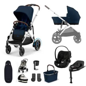 Cybex eGazelle S Luxury Bundle in Ocean Blue