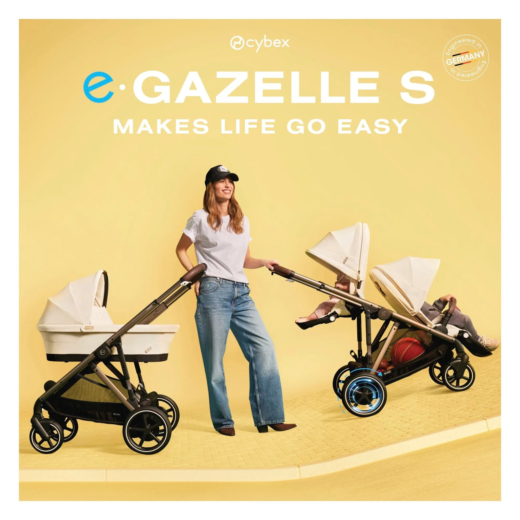 Cybex eGazelle S Luxury Bundle in Ocean Blue