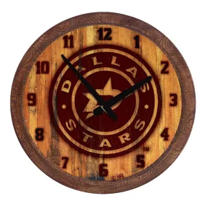 Dallas Stars: Branded "Faux" Barrel Top Wall Clock