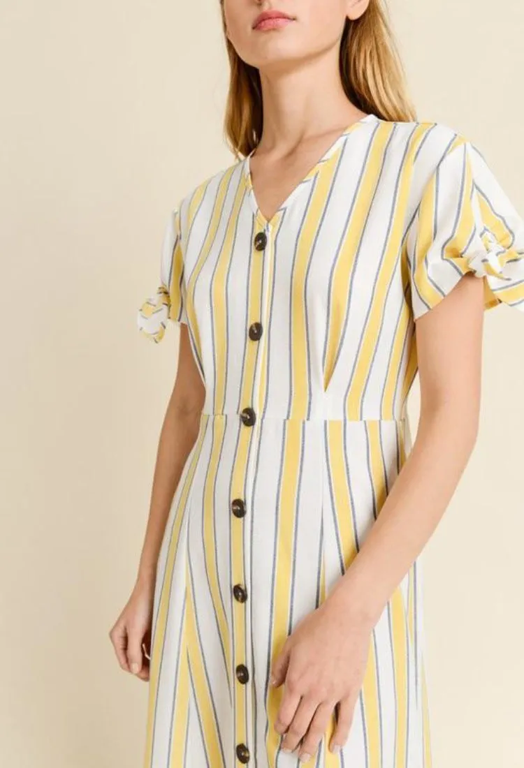 Danielle Stripe Dress-Final Sale