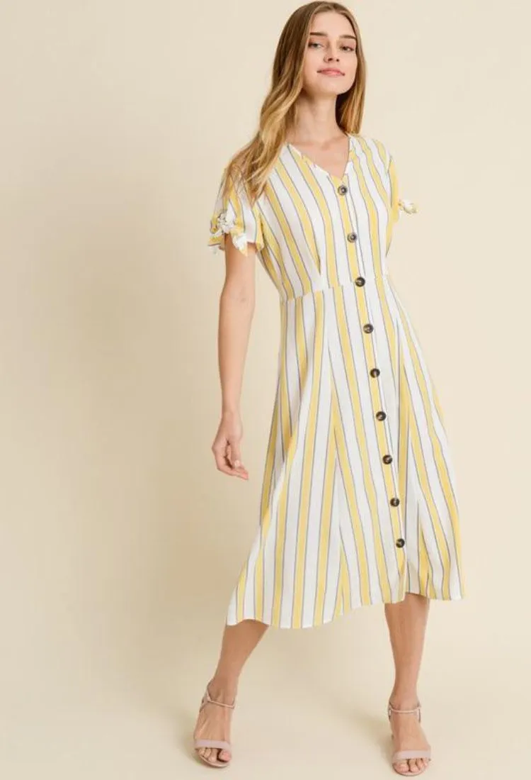 Danielle Stripe Dress-Final Sale
