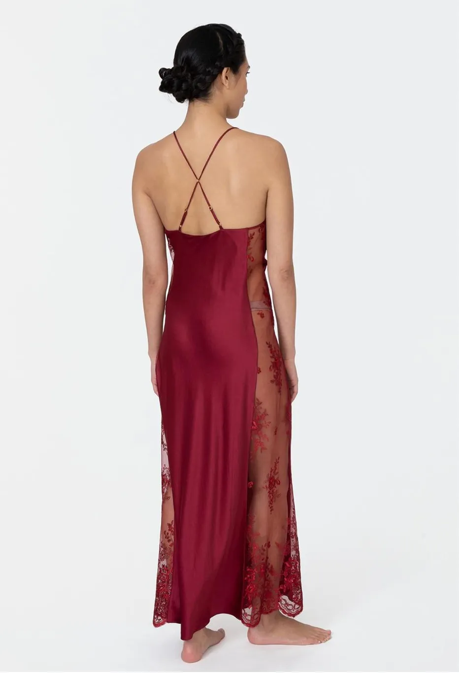 Darling Gown in Sangria