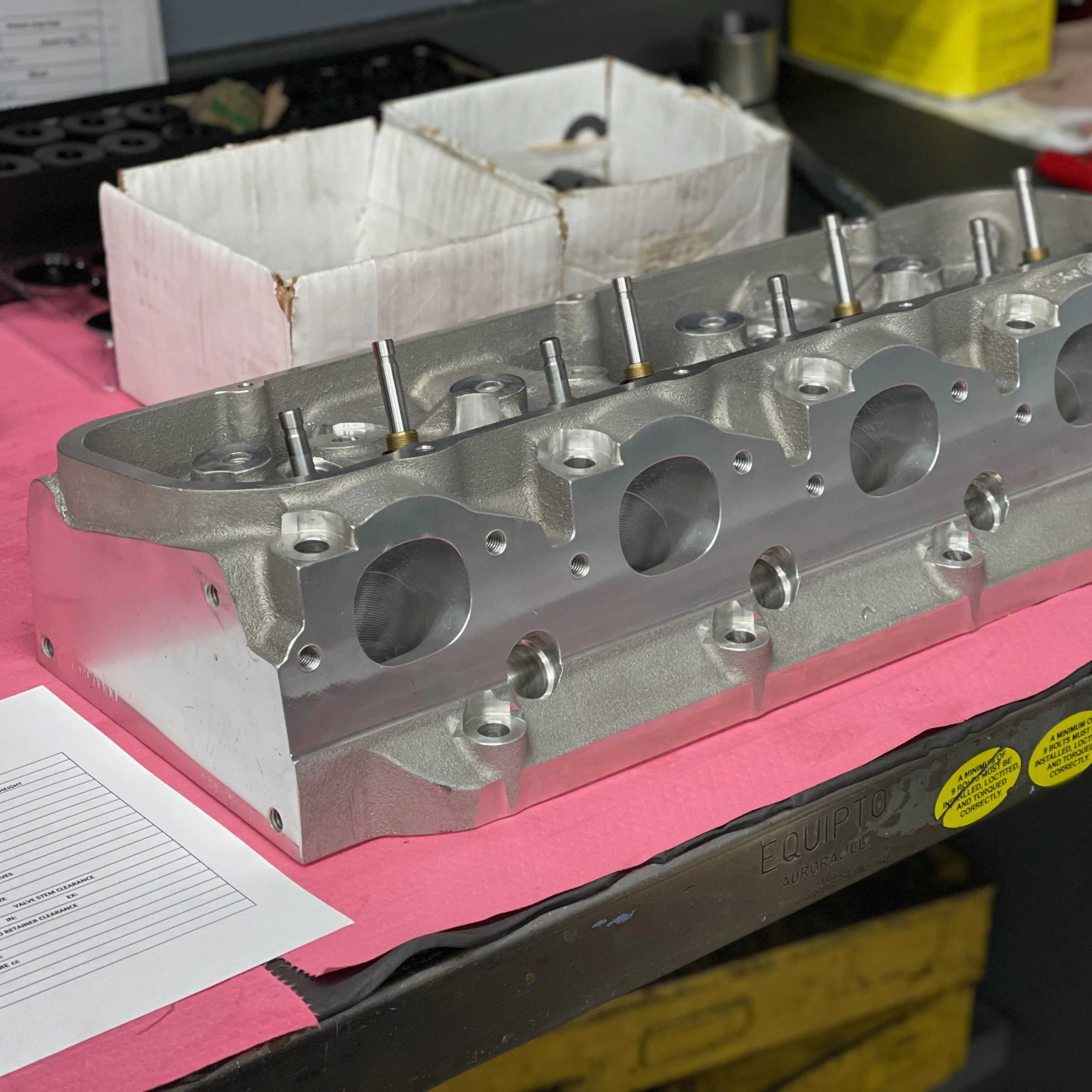 Dart Pro 1 CNC Ported, 360 BBC Cylinder Heads, Assembled