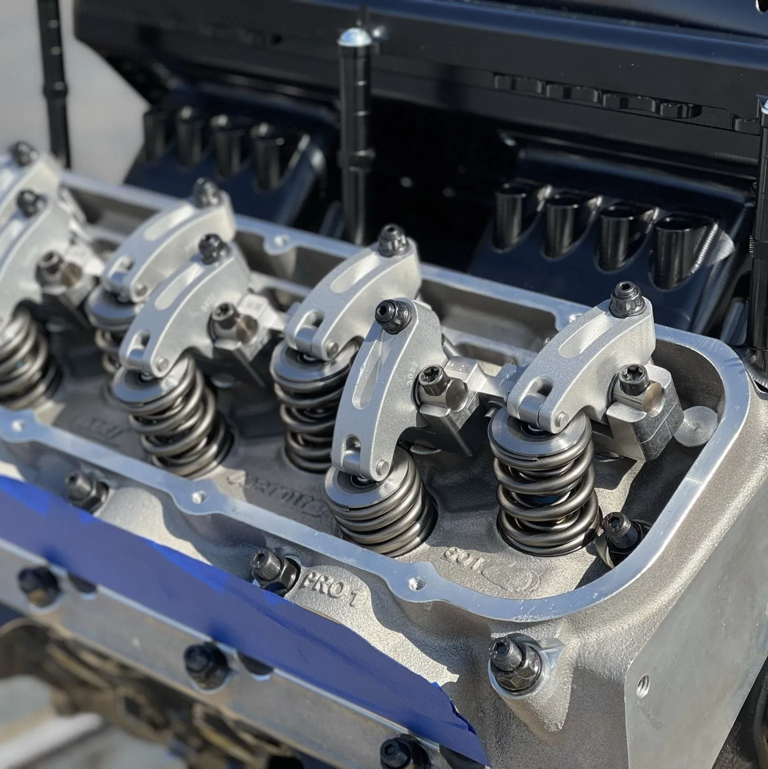 Dart Pro 1 CNC Ported, 360 BBC Cylinder Heads, Assembled