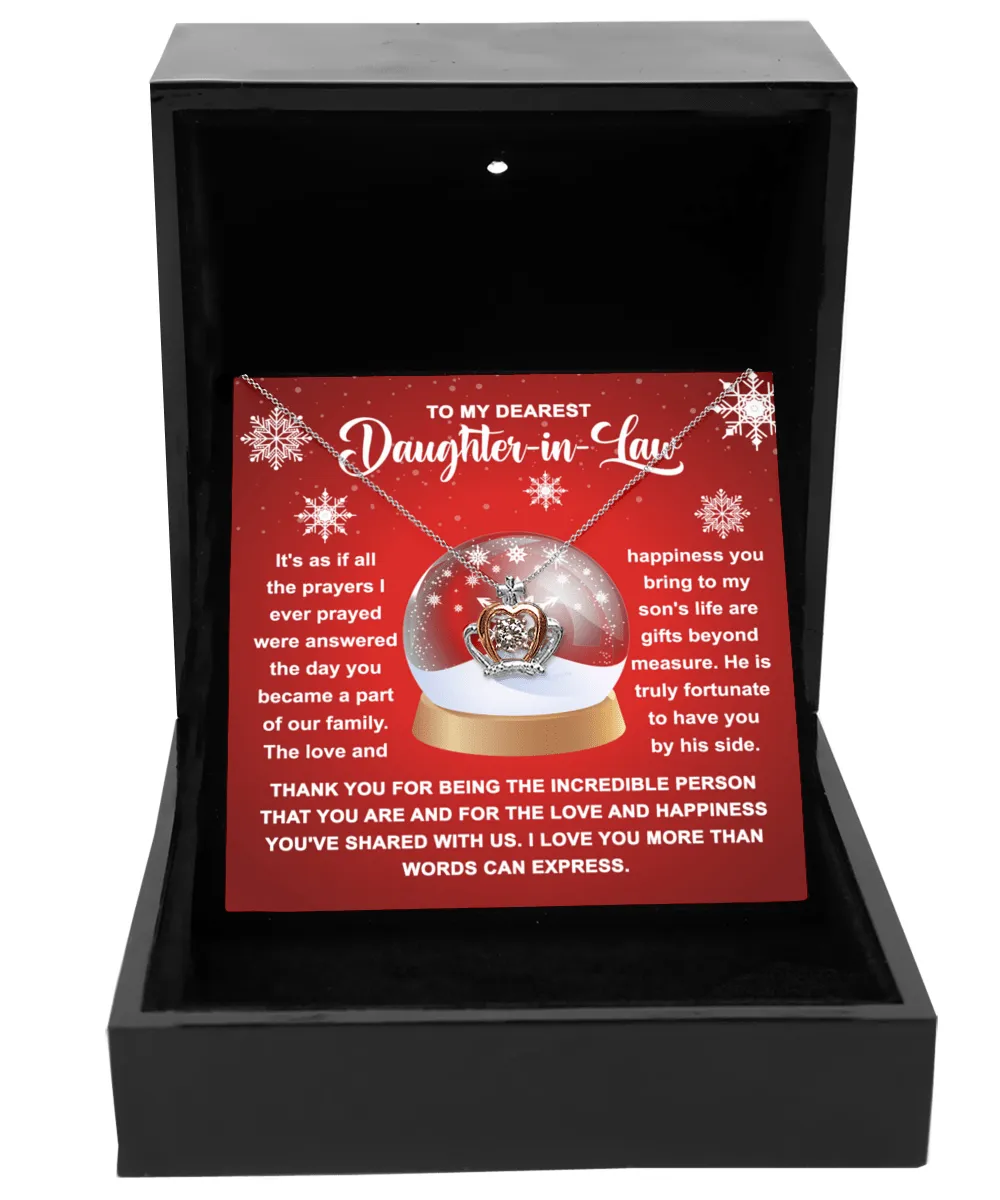 Daughter-In-Law-Incredible Person - Crown Pendant Necklace