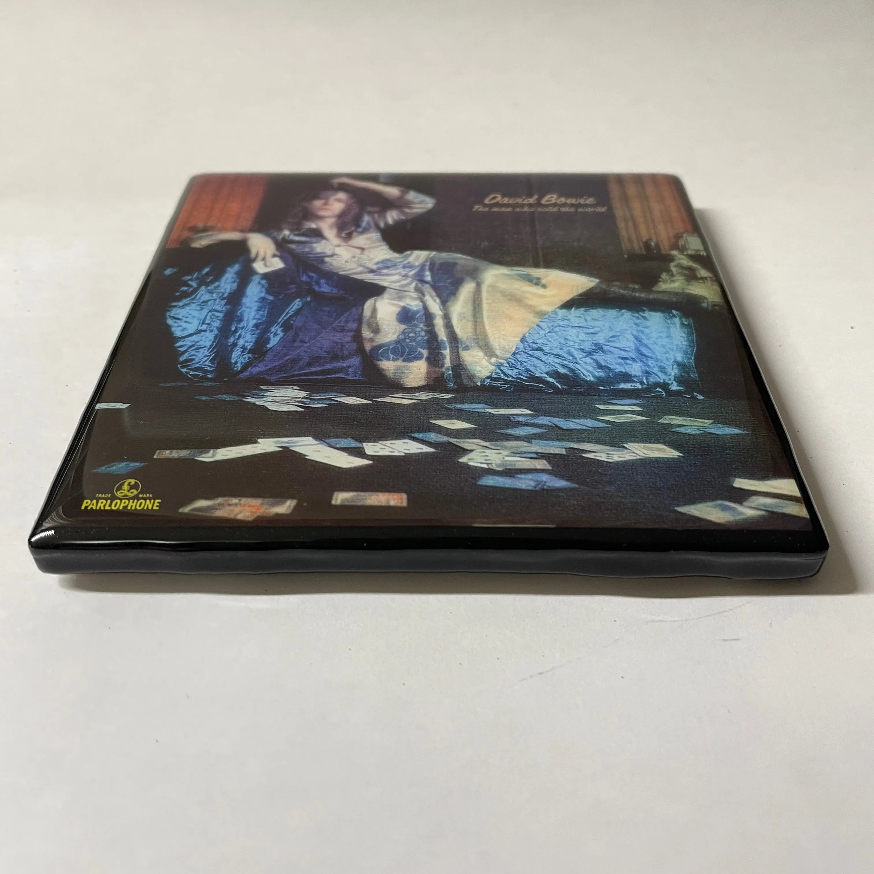 DAVID BOWIE The Man Who Sold The World Coaster Ceramic Tile Record Cover