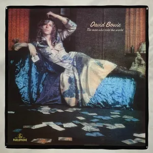 DAVID BOWIE The Man Who Sold The World Coaster Ceramic Tile Record Cover