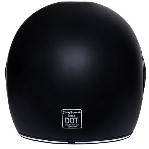Daytona Retro in Dull Black with Dull Black Accents