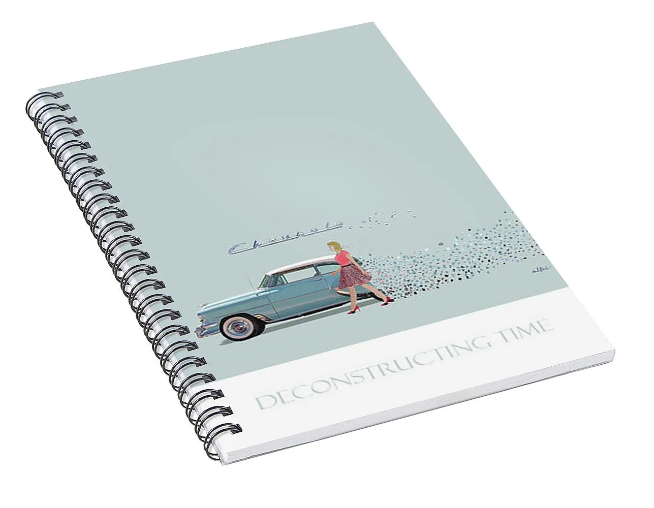 Deconstructing Time - Spiral Notebook