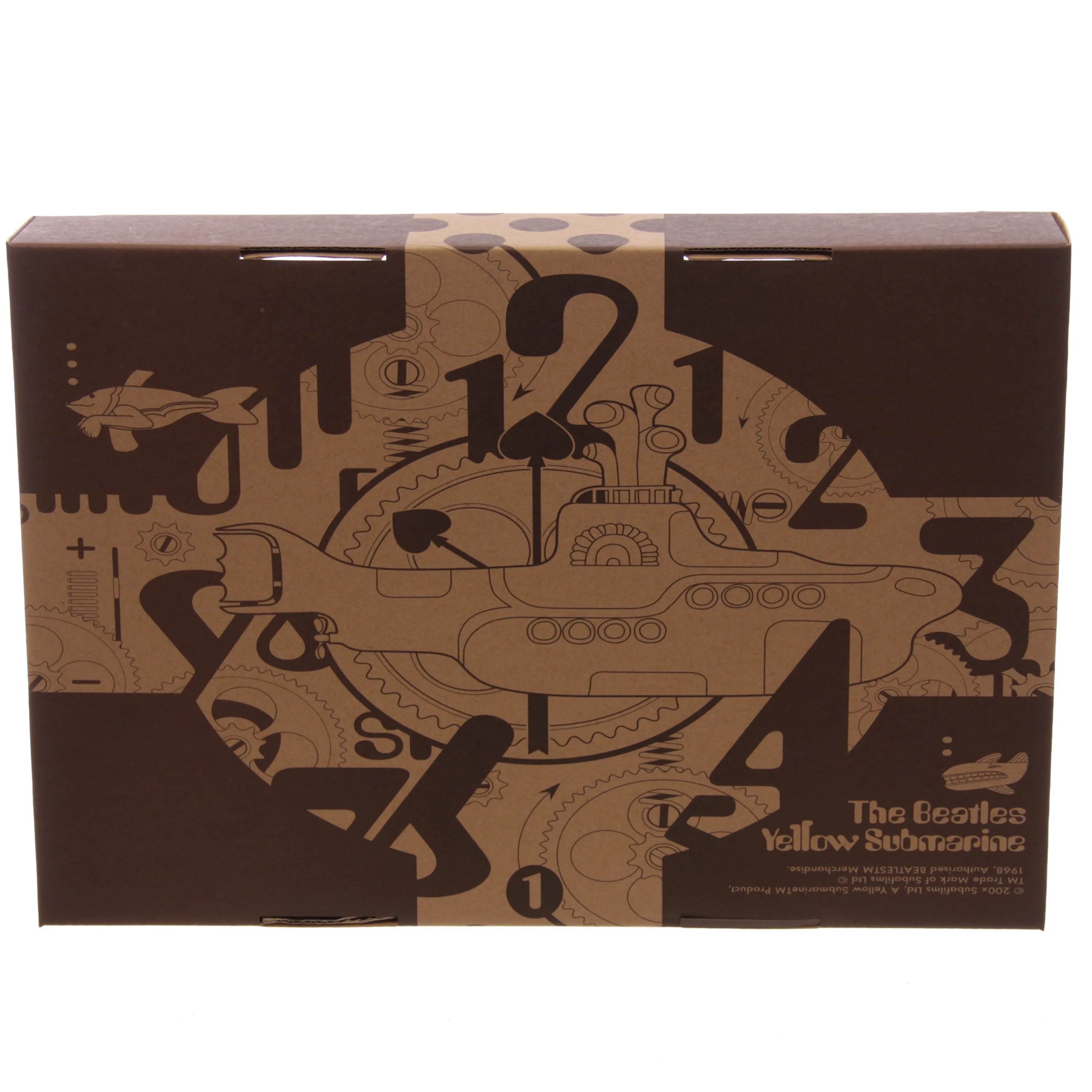 Decorative The Beatles Yellow Submarine Shaped Wall Clock