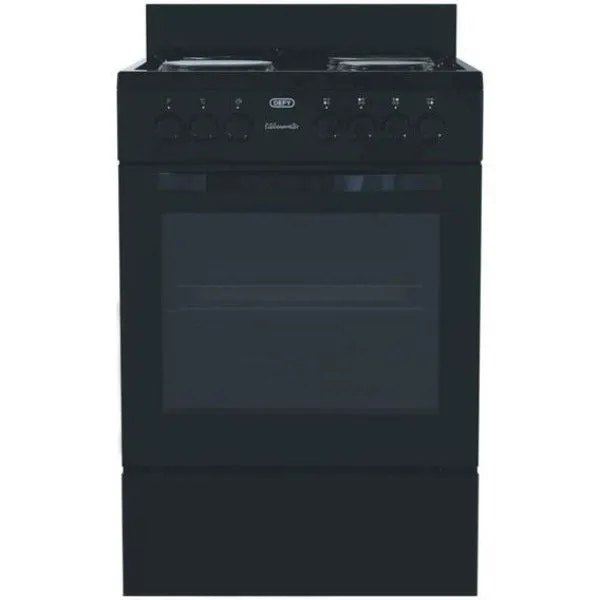 Defy  60x60 Electric Stove Fc Black-DSS612
