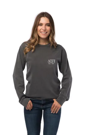 Delta Sigma Pi Long Sleeve Pocket Tee