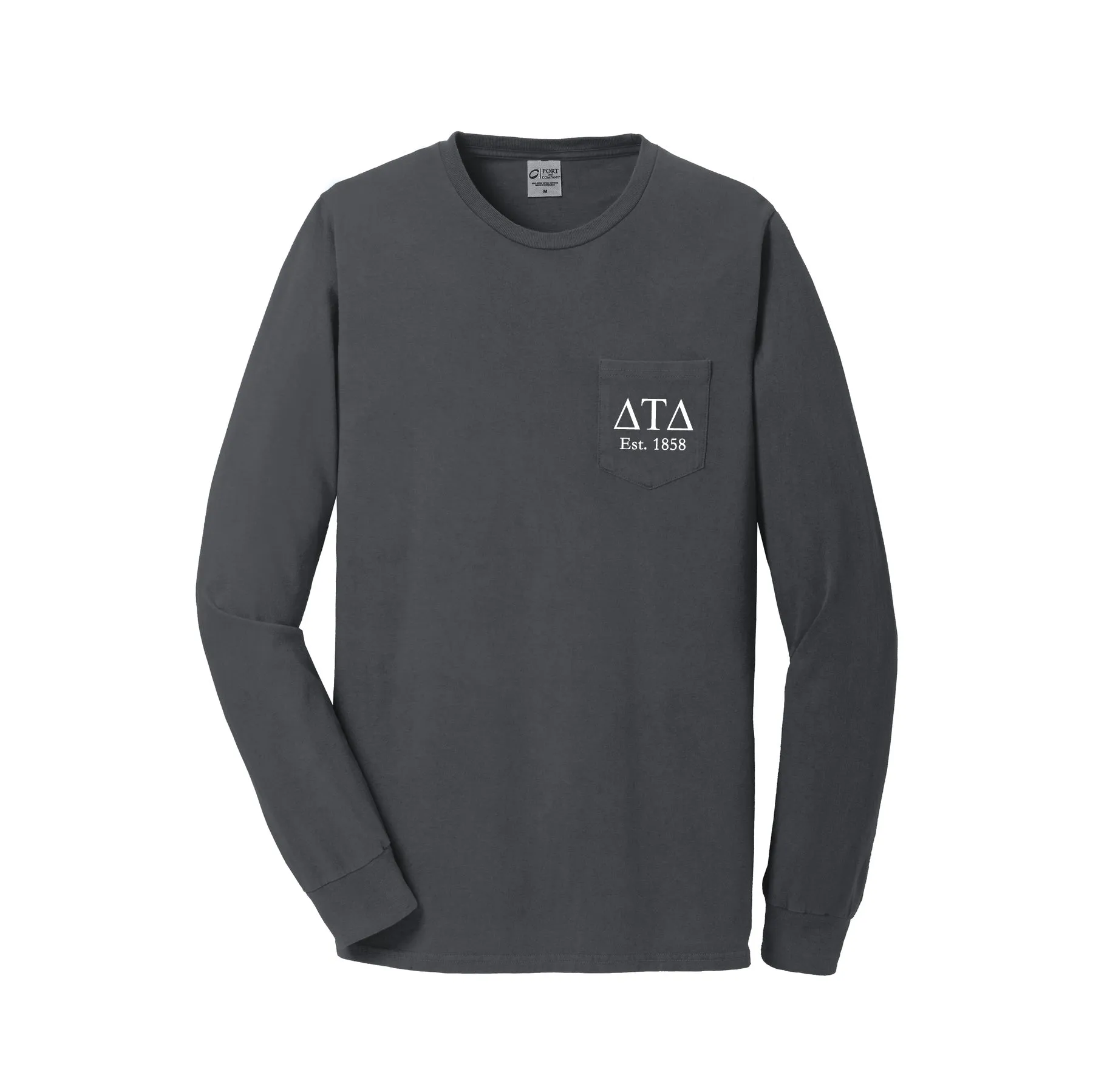 Delta Tau Delta Long Sleeve Pocket Tee