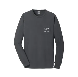 Delta Tau Delta Long Sleeve Pocket Tee