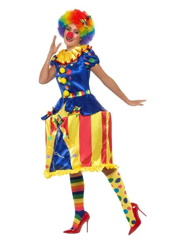 Deluxe Light Up Carousel Clown Costume