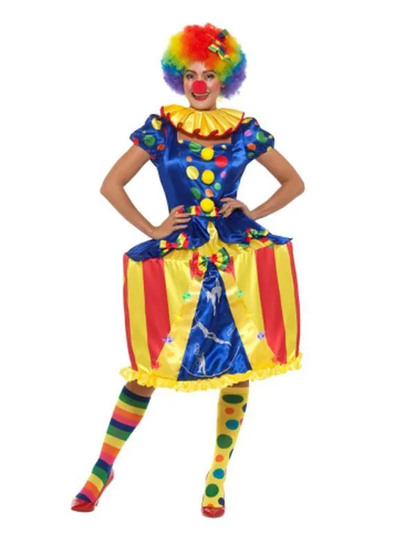 Deluxe Light Up Carousel Clown Costume