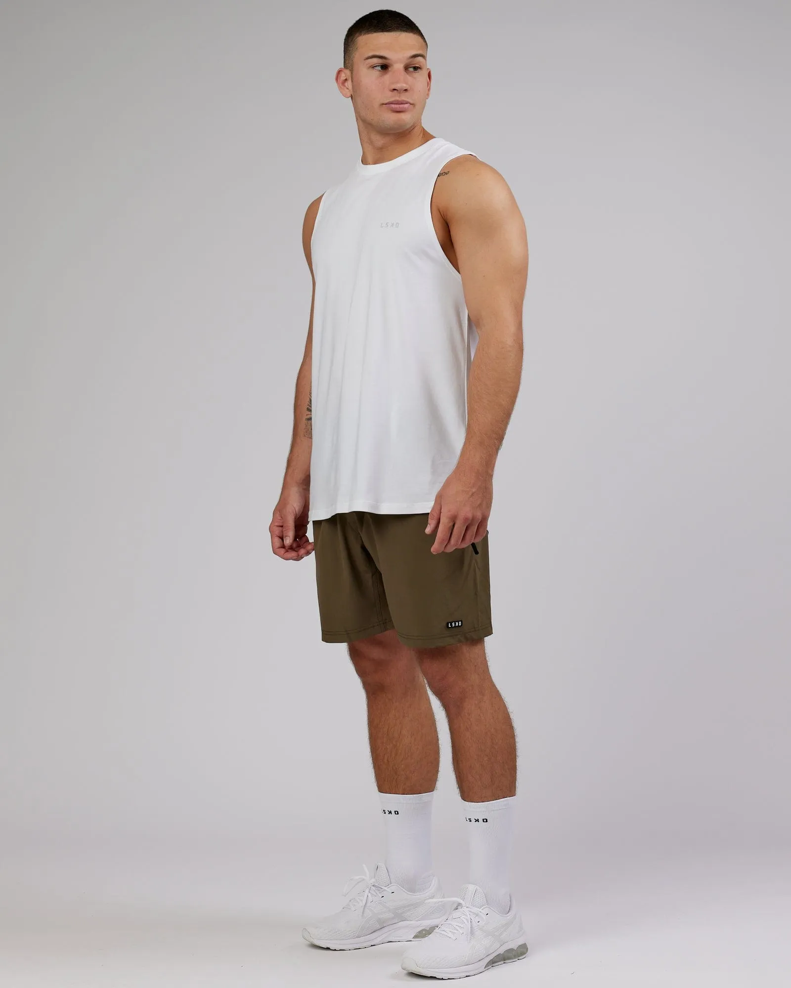 Deluxe PimaFLX Tank - White