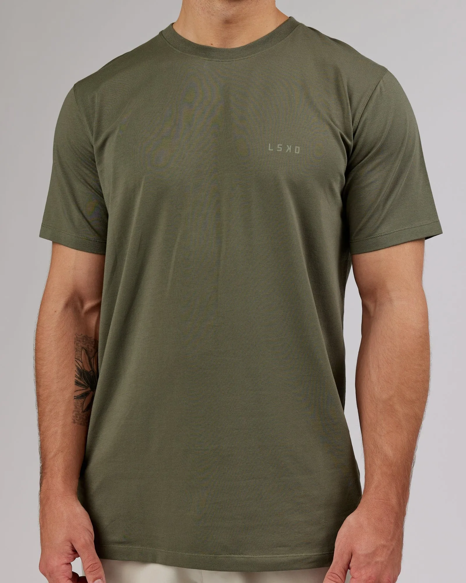 Deluxe PimaFLX Tee - Olive Fade