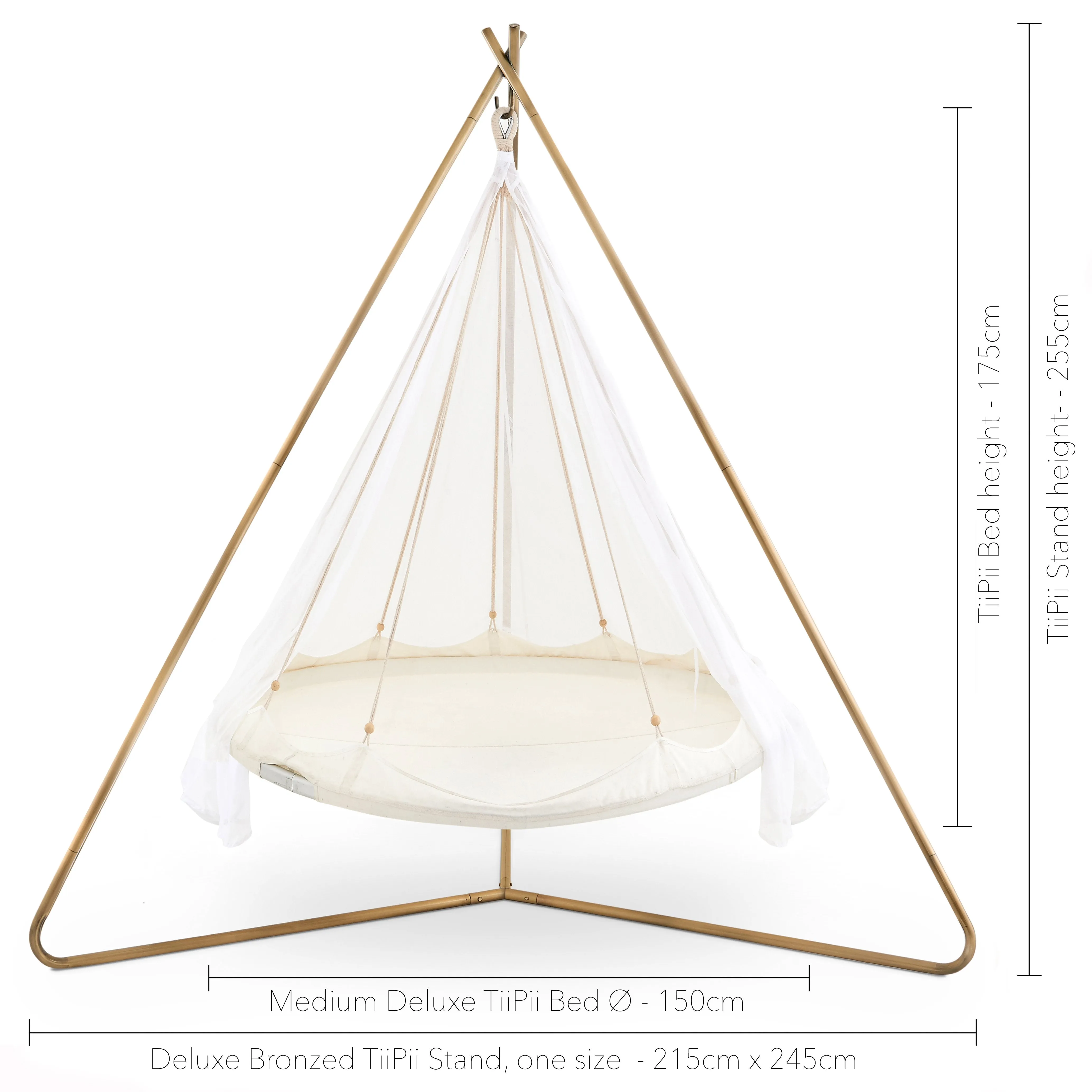 Deluxe Sunbrella® TiiPii Bed, Medium