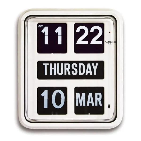 Dementia Orientation Clock with Day and Date for Elderly