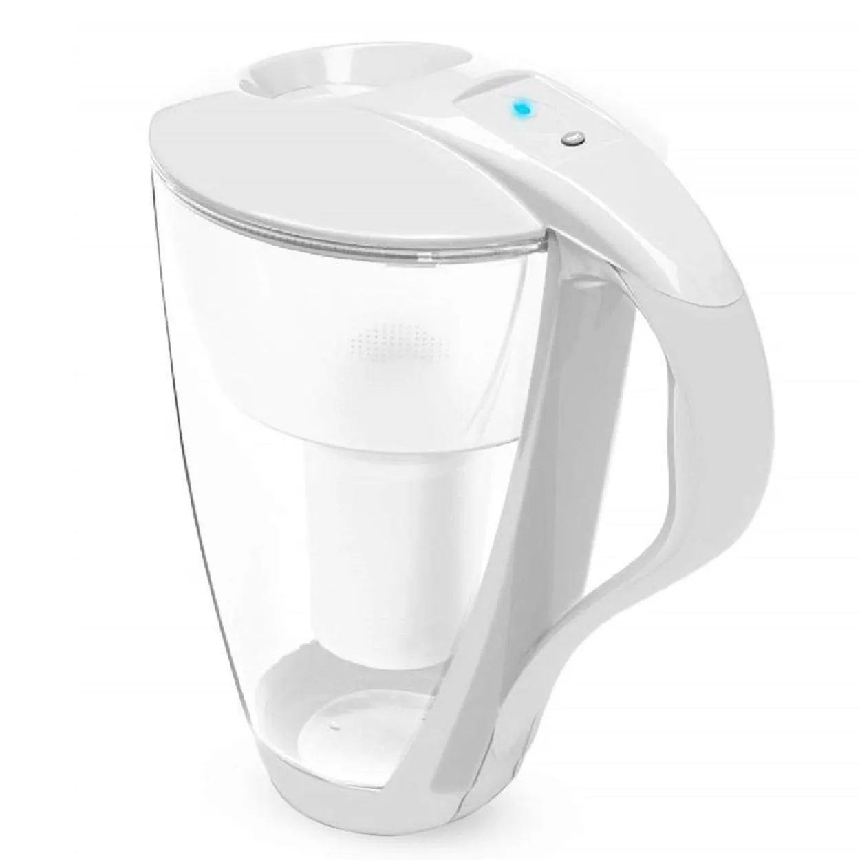 Demo - PearlCo Water Filter Jug Glass LED CLASSIC 2 Litre - White