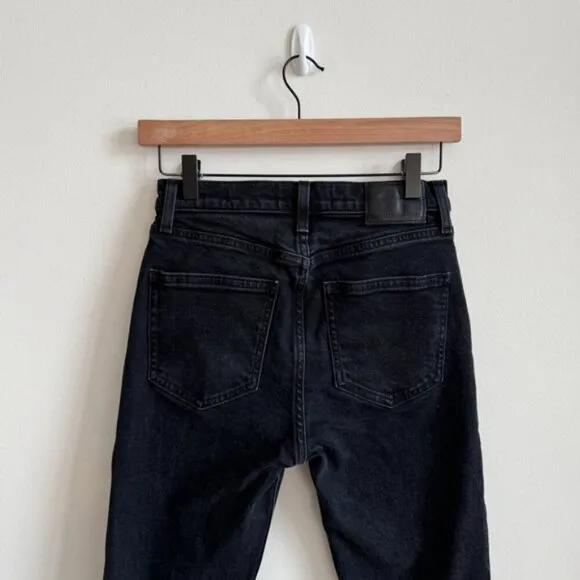 DENIM FORUM • Yoko High Rise Slim in Stay Black • 26