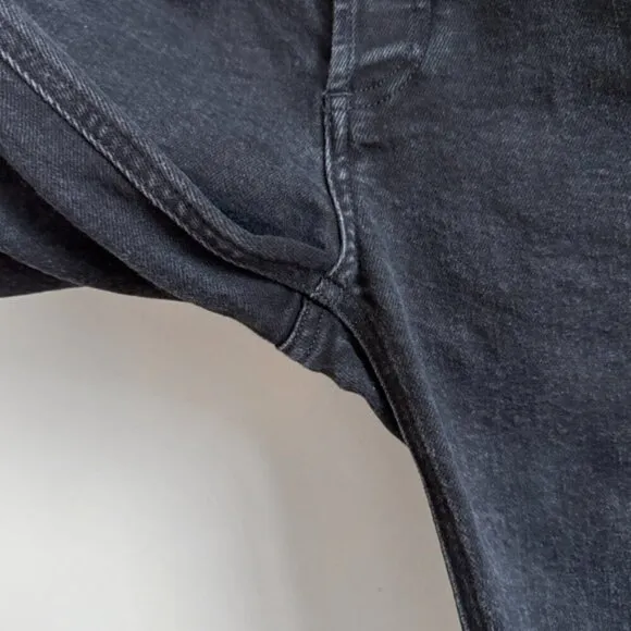 DENIM FORUM • Yoko High Rise Slim in Stay Black • 26