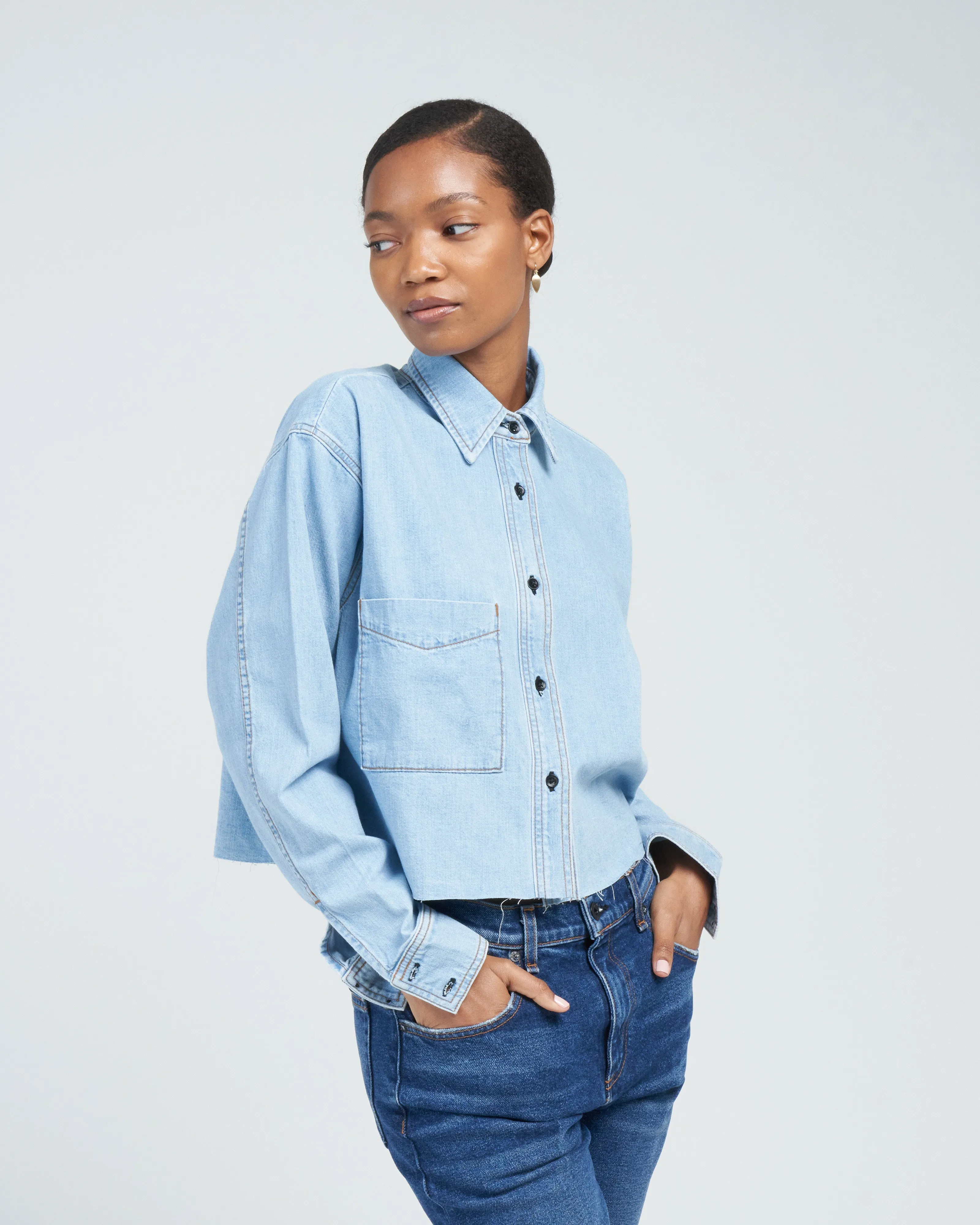 denim shirt - vintage wash