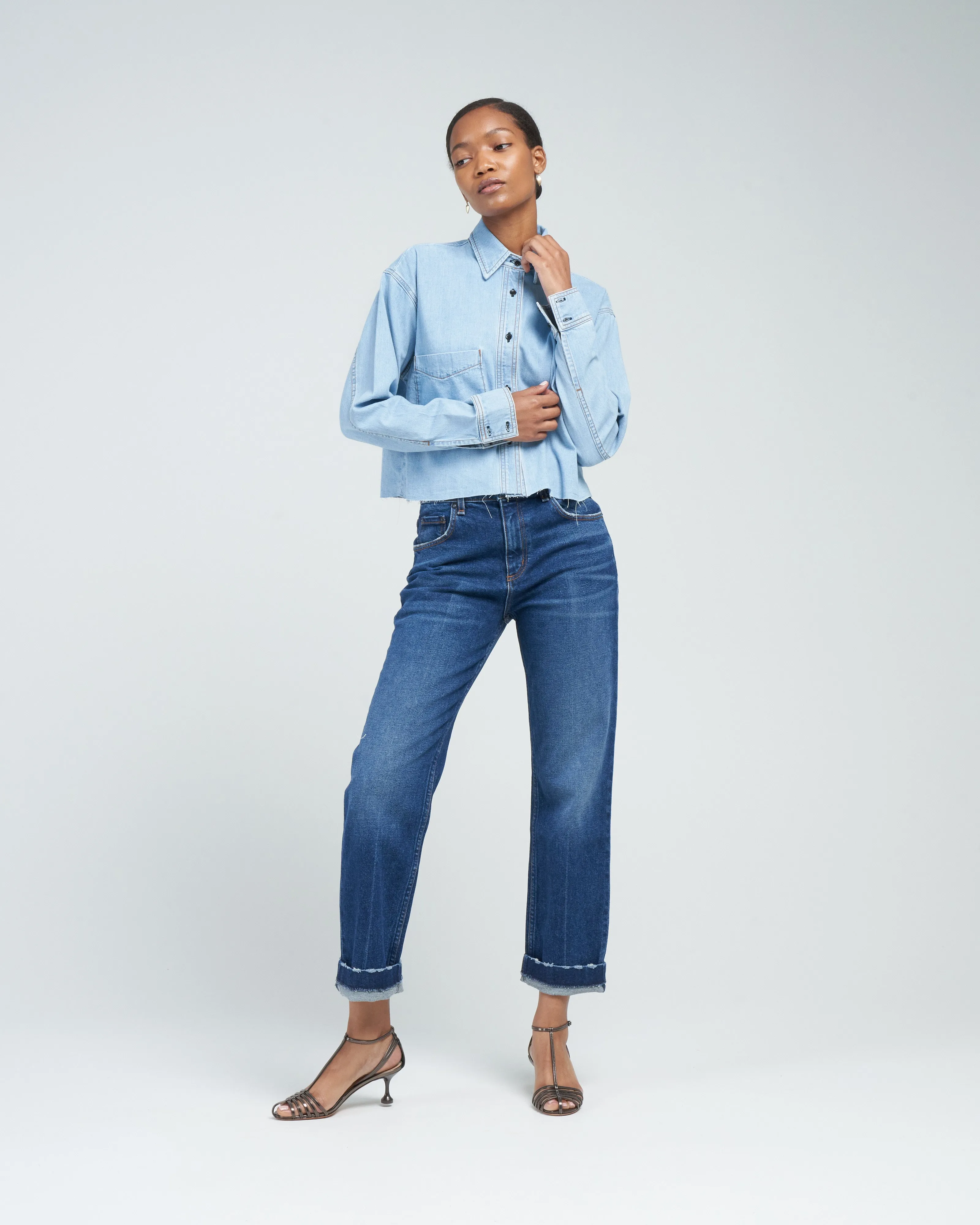 denim shirt - vintage wash