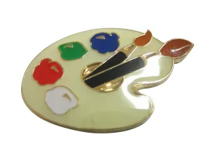Detailed Art Palette Pendant Magnet