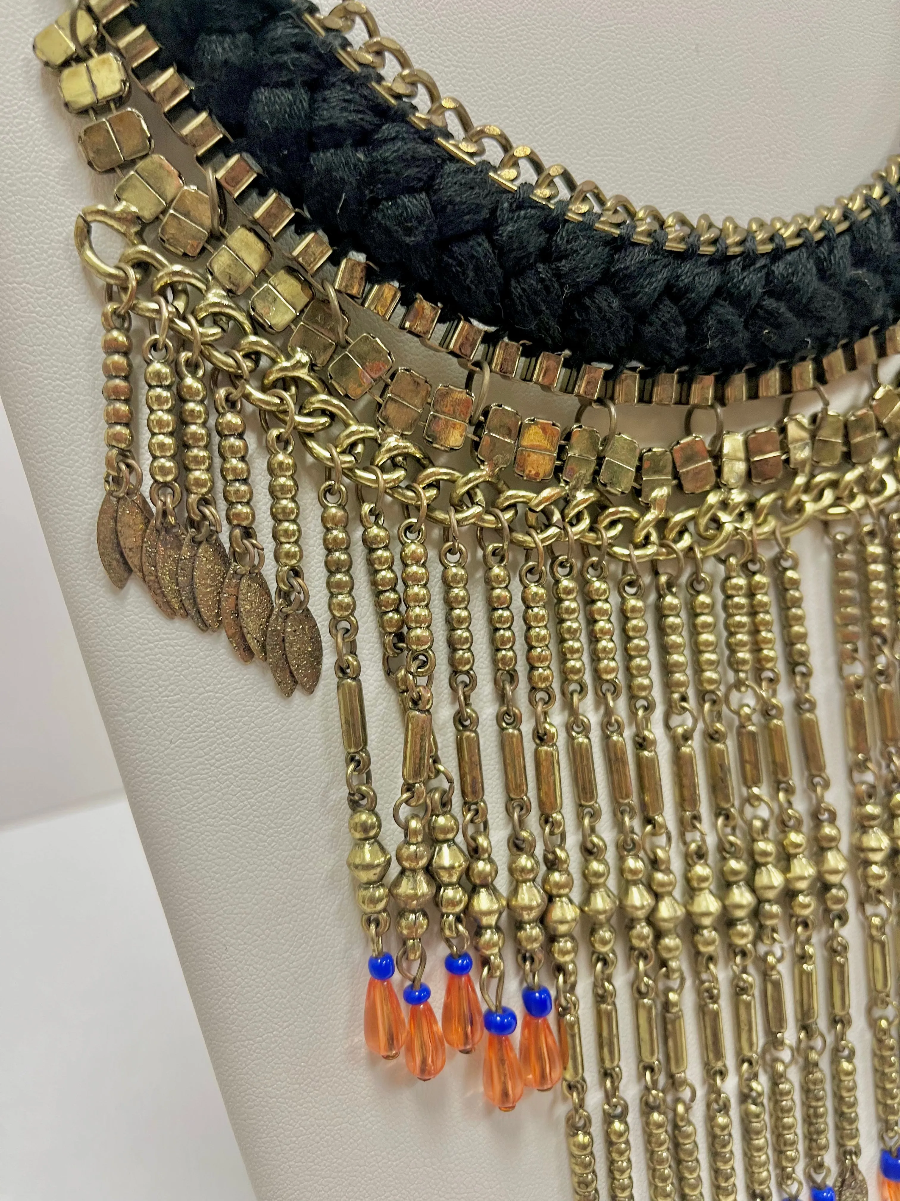 Detailed Braided Necklace | Unique Jewelry | She She's Closet