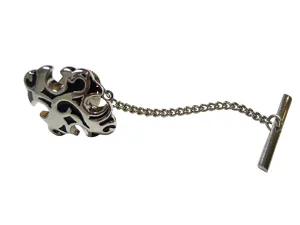 Detailed Celtic Cross Design Tie Tack