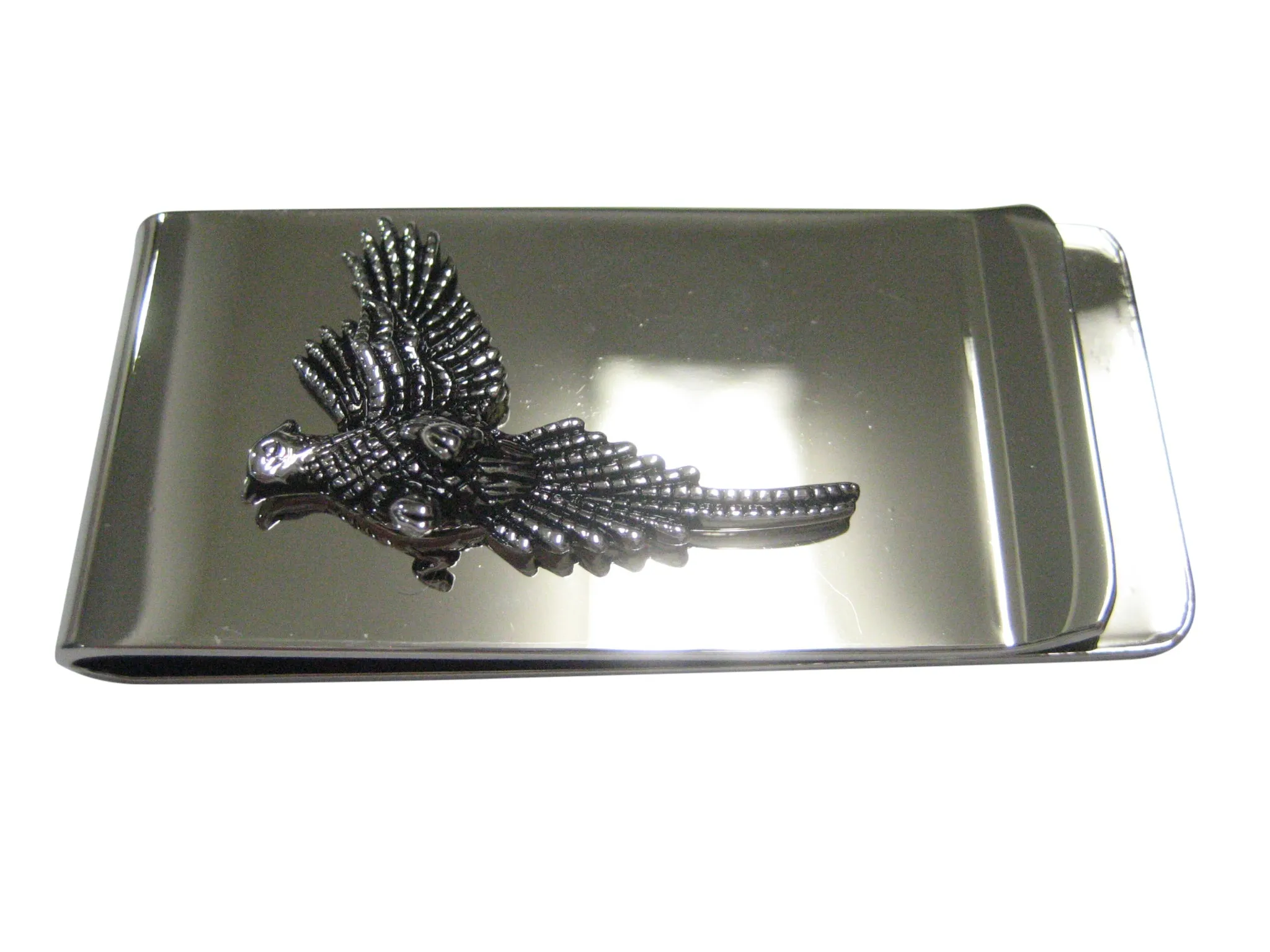 Detailed Flying Pheasant Bird Money Clip